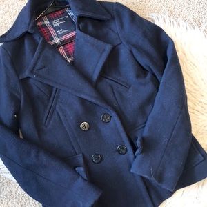 American Eagle Navy Blue Peacoat